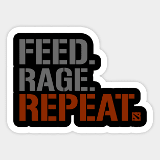 FEED.RAGE.REPEAT. Sticker